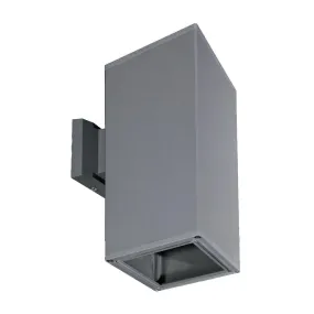 19210 12 In. 2 Lights Outdoor Wall Sconce Gray Finish