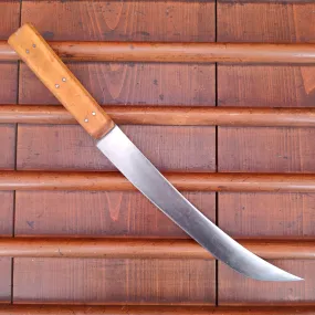 A J Jordan 10" Butcher Scimitar Double Shear Steel Boxwood is 1871-1927