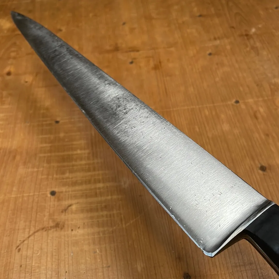 American 10" Flexible Slicer Hand Forged Carbon Steel Ebony Brass