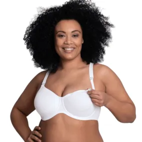 Anita BASIC - Microfibre Underwire Nursing Bra  (White)