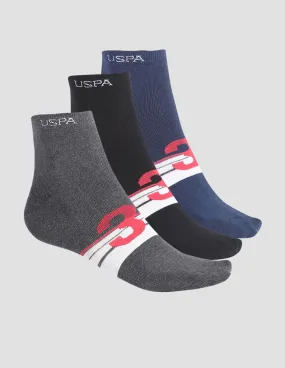 Ankle Length Stretch I646 Socks - Pack Of 3