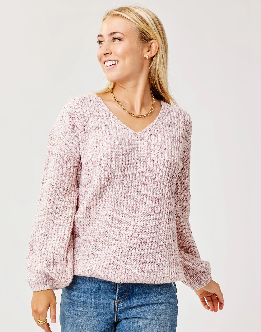 Ash Spacedye Sweater: Orchid Multi