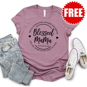 Blessed Mama Tee - 0