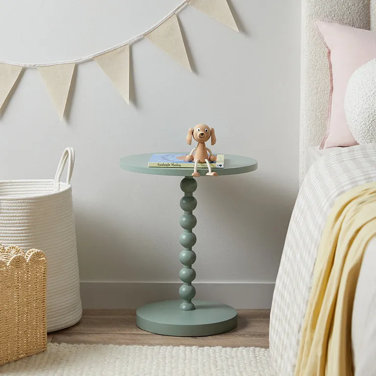 Bobbin Side Table - Sage Green