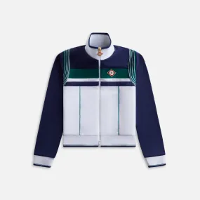 Casablanca Ribbed Armhole Track Jacket - Midnight Sail