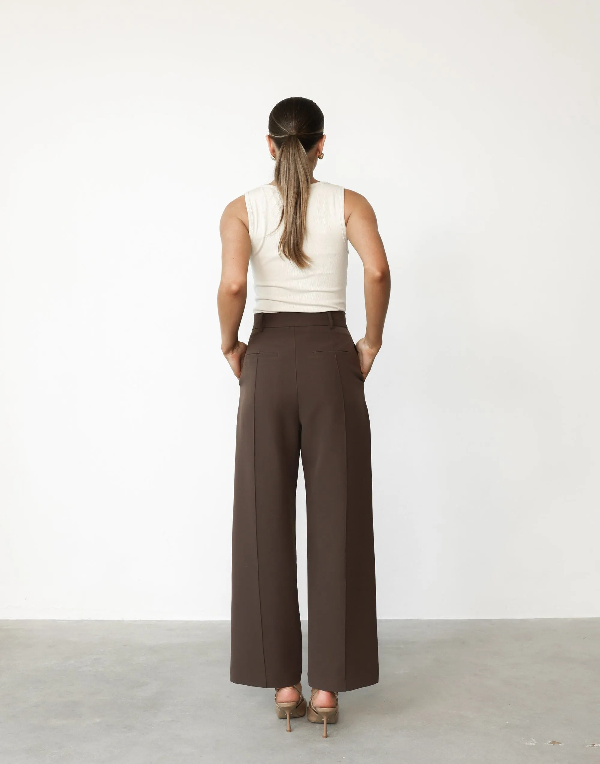 Colden Pants (Chocolate) - Petite