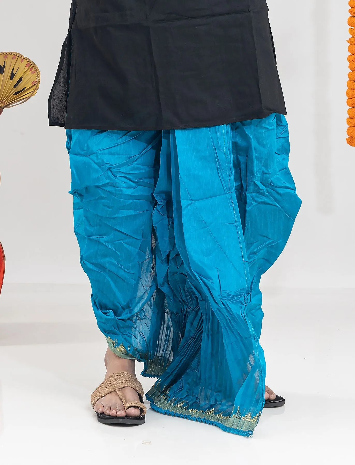 Designer Silk Dhoti- Ready to wear