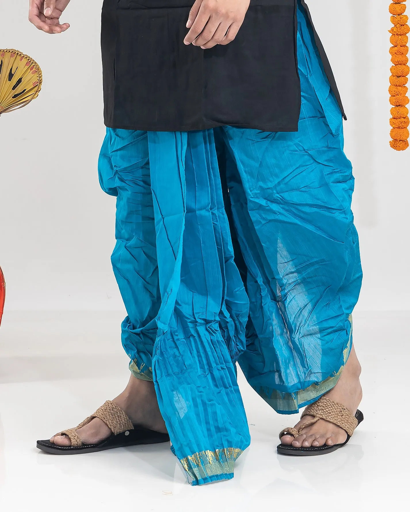 Designer Silk Dhoti- Ready to wear