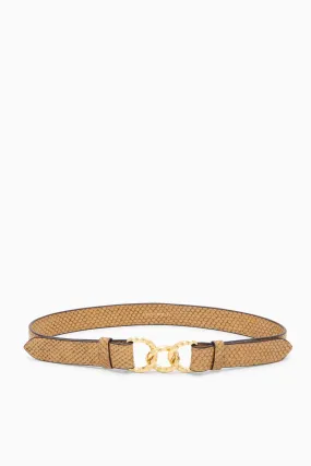 Esti Twisted Links Belt - Sand Colorblock