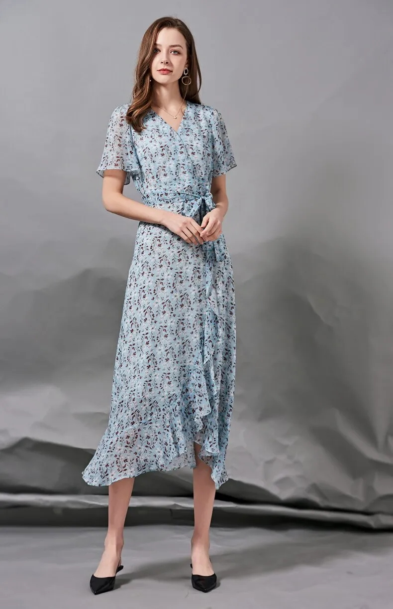 FashionSierra - 100% Silk Women's Runway Dresses