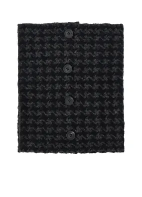 HOUNDSTOOTH L NECK WARMER