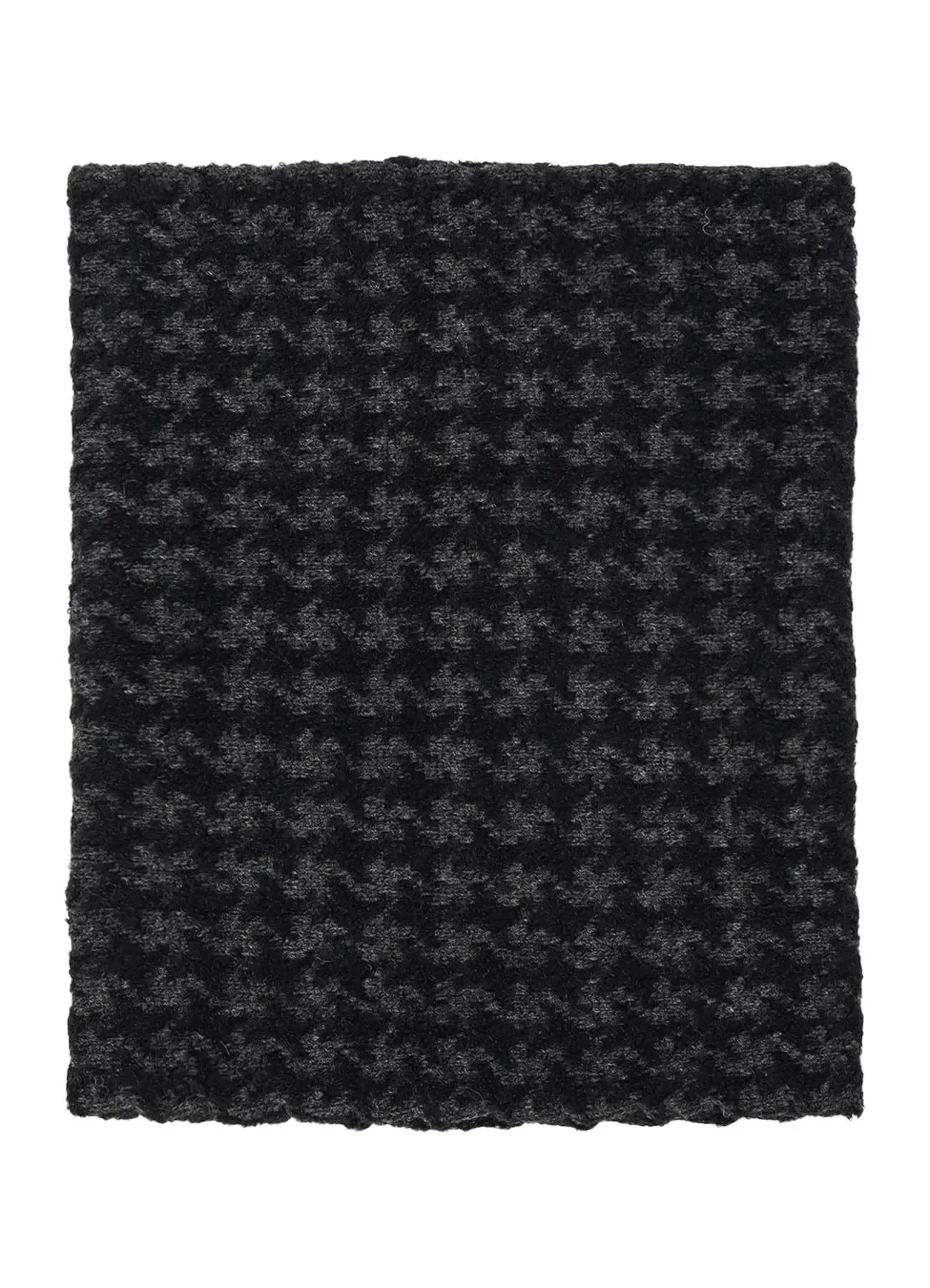 HOUNDSTOOTH L NECK WARMER