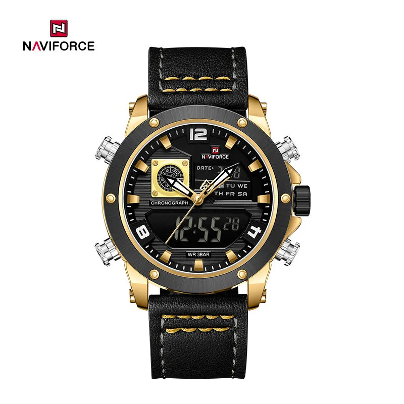 NAVIFORCE NF9236 Japanese Movement Military Style Men’s Watch with Water Resistance and Luminous Outdoor Sports Features