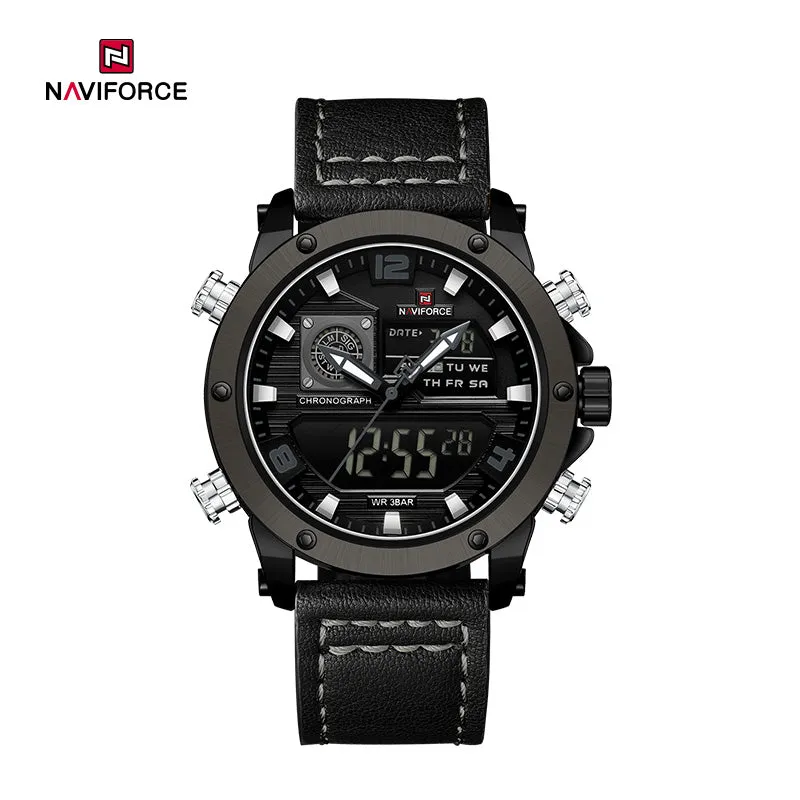 NAVIFORCE NF9236 Japanese Movement Military Style Men’s Watch with Water Resistance and Luminous Outdoor Sports Features