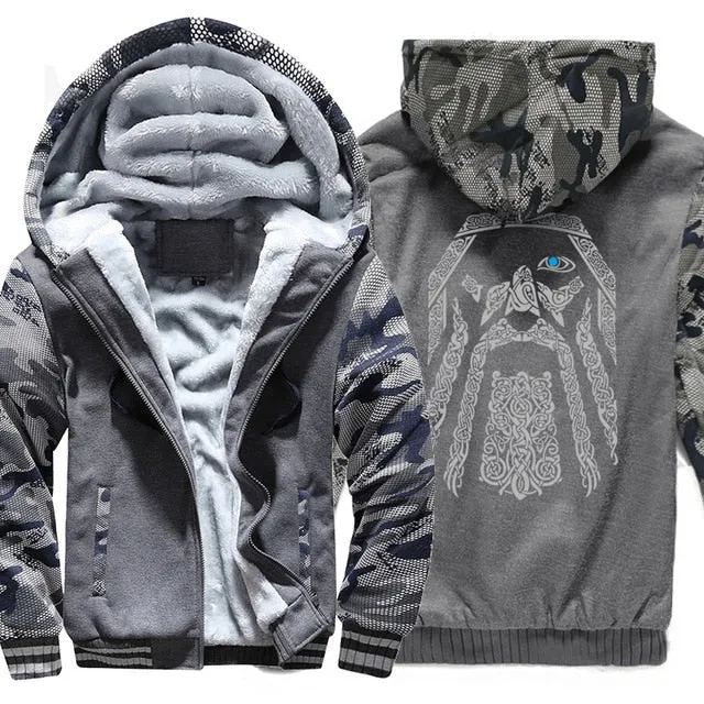 Oden Vikings Printed Hoodie