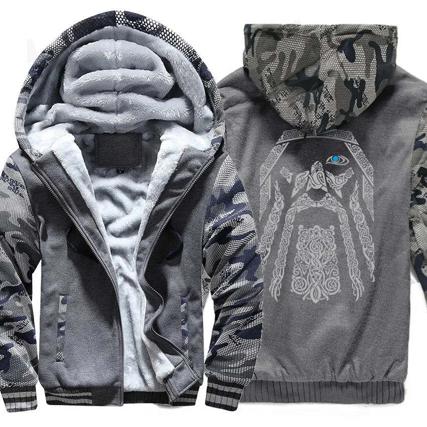 Oden Vikings Printed Hoodie