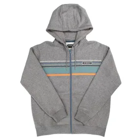 "Horizon" Heather Grey Full Zip Hoody