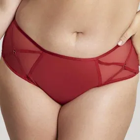 Sculptresse Dionne Midi Brief In Fiery Red 9692