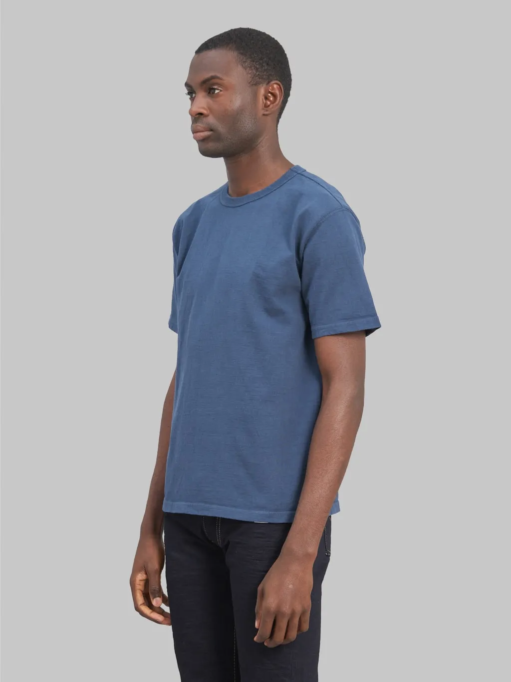 Studio D'Artisan 9913 Loopwheel T-Shirt Navy