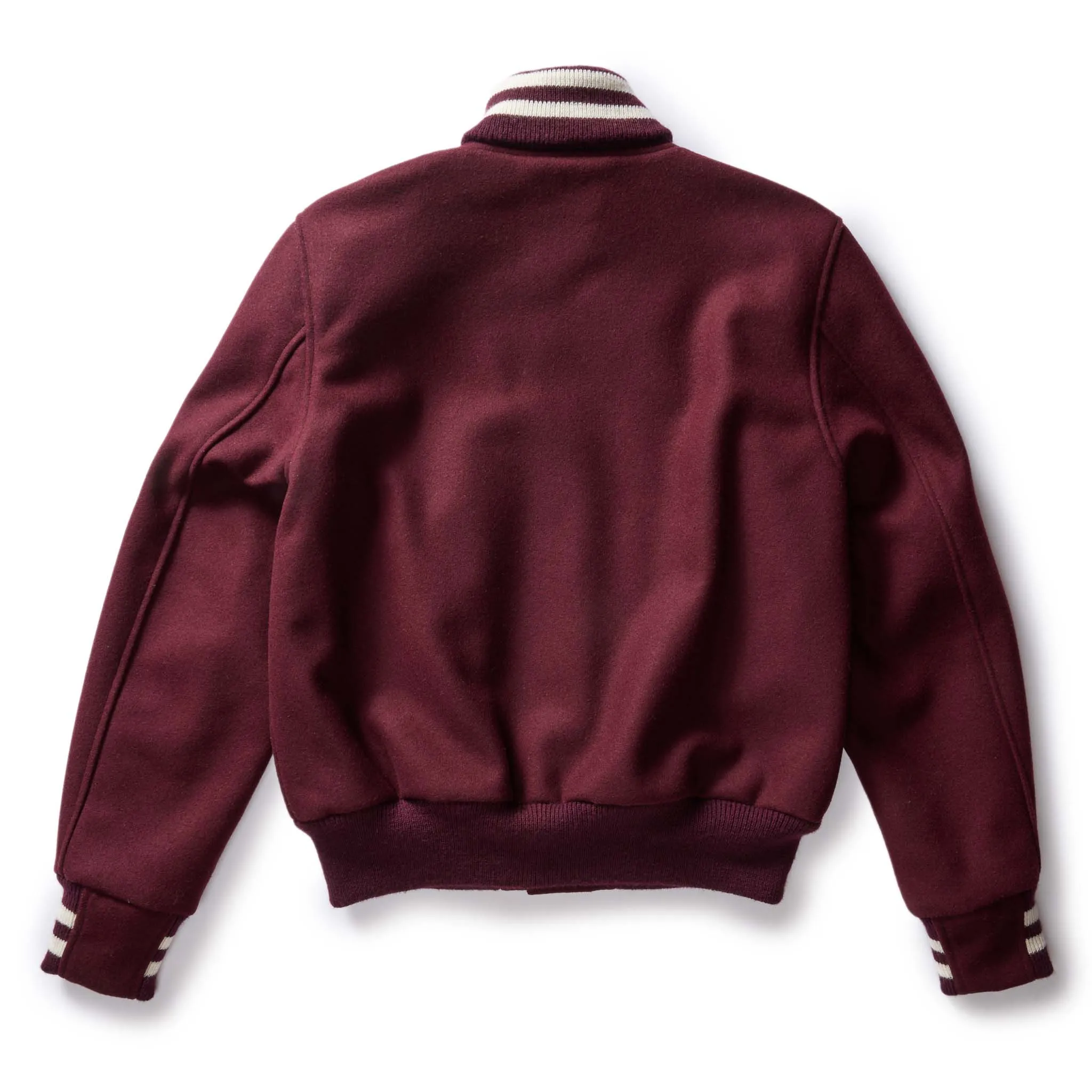 The Golden Bear Snap Bomber in Port Wool