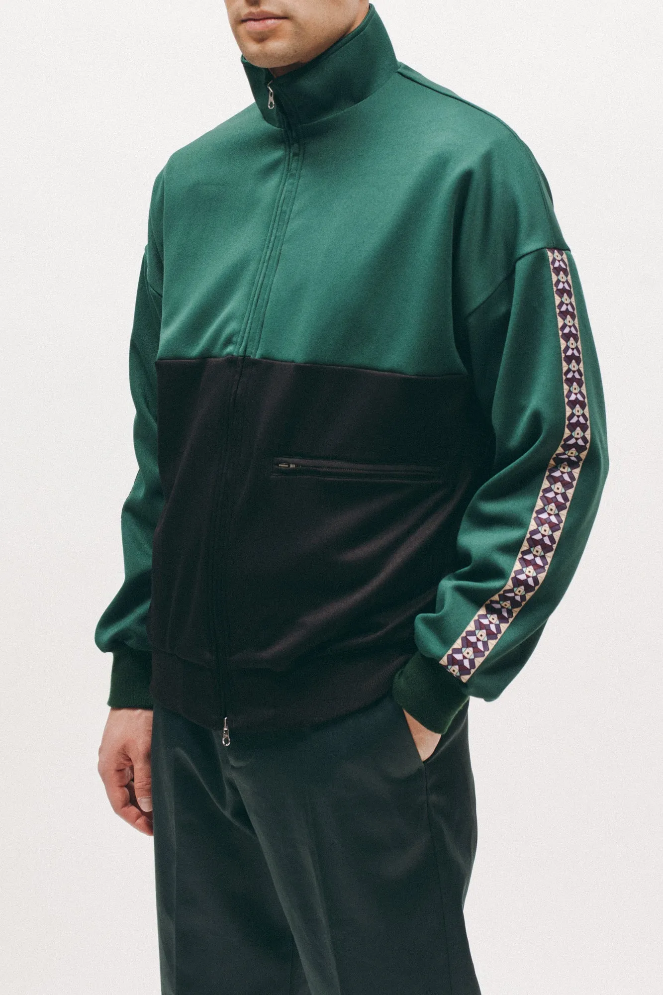 Track Jacket - Evergreen/Black