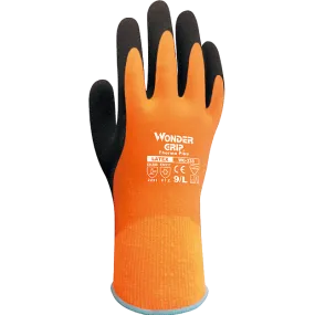 Wonder Grip WG-338 Thermo Plus Insulated Water Resistant Work Gloves, Dozen (12 pairs)