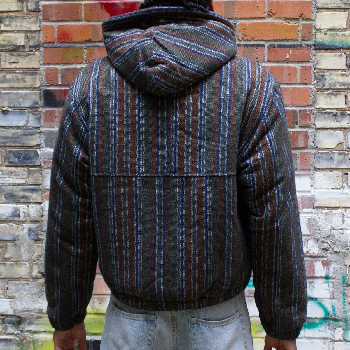 Wool Stripe Work Jacket