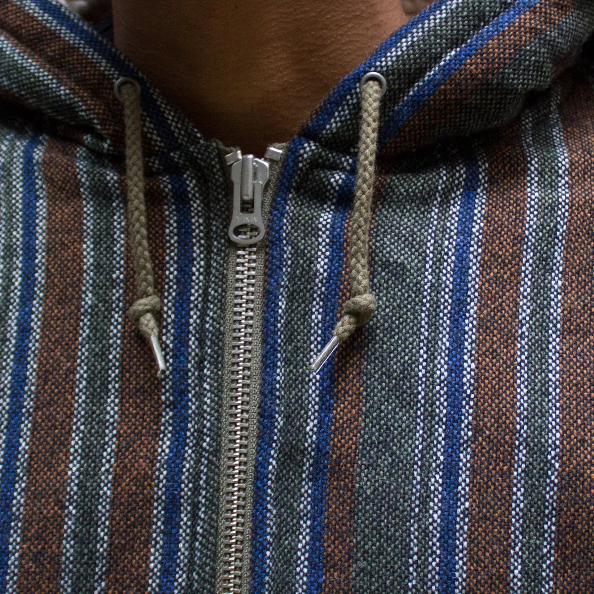 Wool Stripe Work Jacket